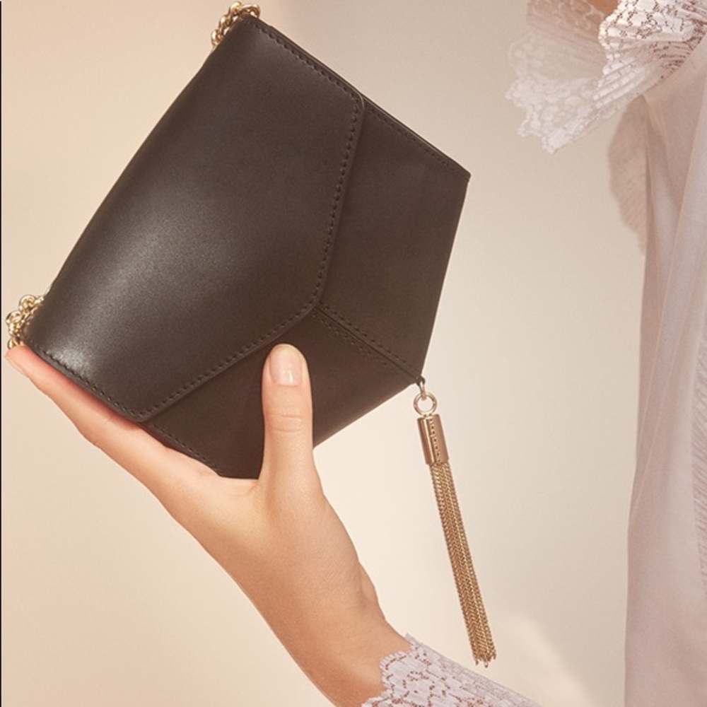 Sandro Paris leather crossbody bag